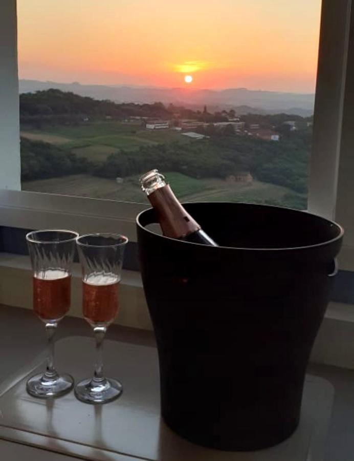 Bento Gonçalves Apartamento Aconchegante Com Vista Para O Vale Dos Vinhedos מראה חיצוני תמונה